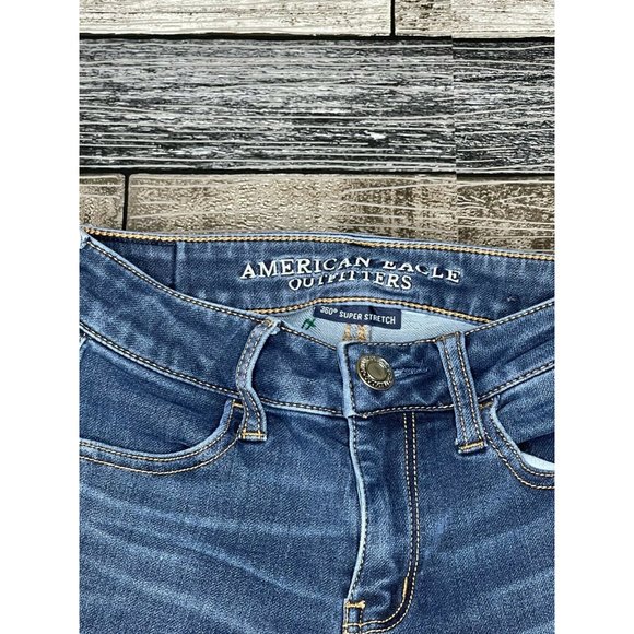 American Eagle Super Hi Rise Jegging Jeans Stretch - Picture 5 of 7